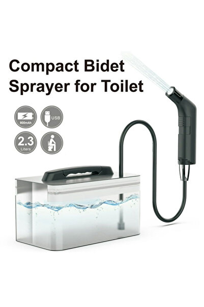 Tradeo Portable BiPdet,For Travel Shattaf | Portable Shattaf Rechargeable, Travel Camping Bidet.
