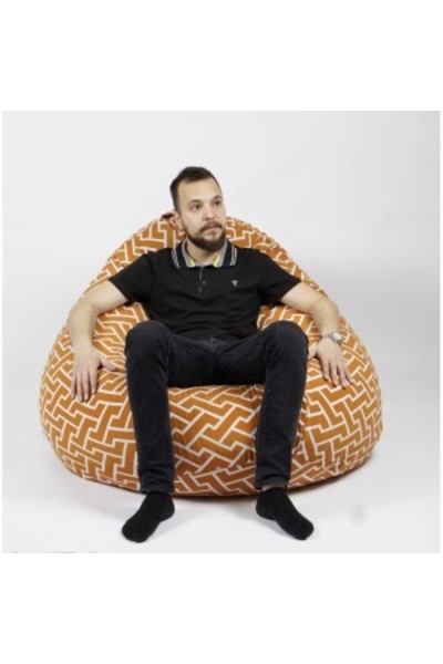 Pufrelax Fotoliu Nirvana Gigant, Material Textil - Zippity Orange
