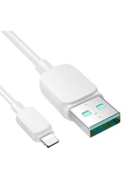 Joyroom Cablu de date iPhone Lightning - USB 2.4A 1.2m alb