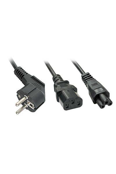 Inna marka Kabel zasilający Lindy Czarny Złącze C13 C5, 5m 21C75970, 30047