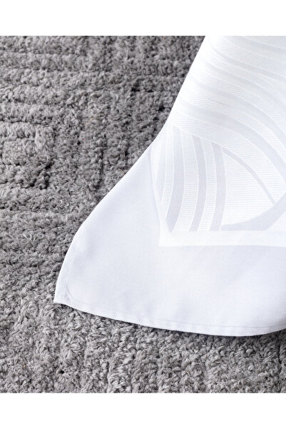 Madame Coco Fragne Masa Örtüsü - Gri - 150x150 cm