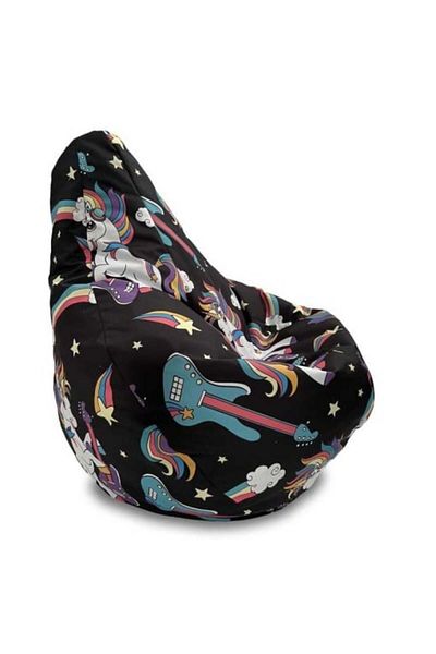 Pufrelax Fotoliu Nirvana Light, Material impermeabil - Unicorns Rock