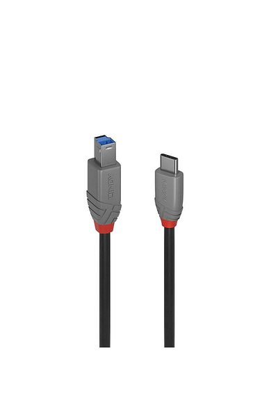 Inna marka Cablu Lindy 1M USB 3.2 Tip C la B, Anthra Line, 36666
