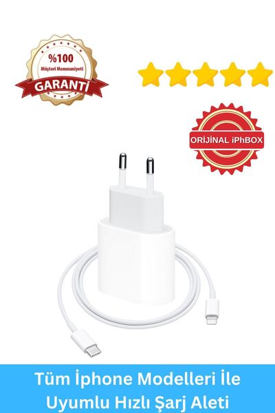 TRUVA İphone Tüm Seriler 20W Uyumlu Hızlı Şarj Aleti Adaptör ve Kablo 6 7 8 X 11 12 13 14 Pro Max Şarz