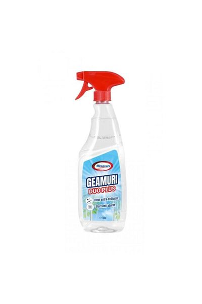 Misavan Detergent Geamuri Duo Plus, 1 L, cu Pulverizator