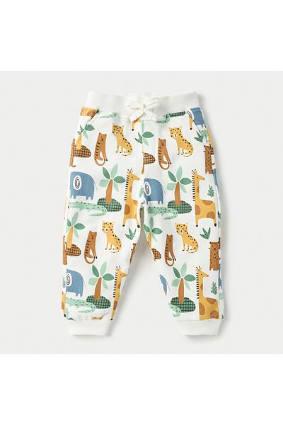 Juniors Animal Print Sweatshirt and Joggers Set