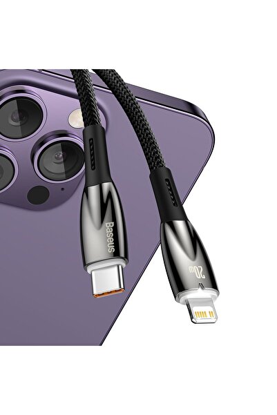 Baseus Kabel przewód do szybkiego ładowania iPhone USB-C - Lightning 480Mb/s PD 20W 2m czarny