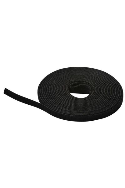 Inna marka Bandă adezivă Lanview cu arici și buclă, neagră, 10 m x 15 mm, LVT-HL1015B