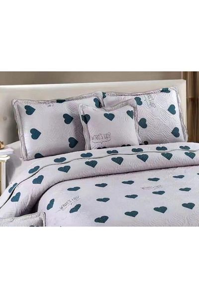 CHIRASO Fine Cotton Duvet Cover Set, Duvet Cover 230x250cm, 2 Pillowcases 60x80cm, 2 Pillowcases 55x55cm