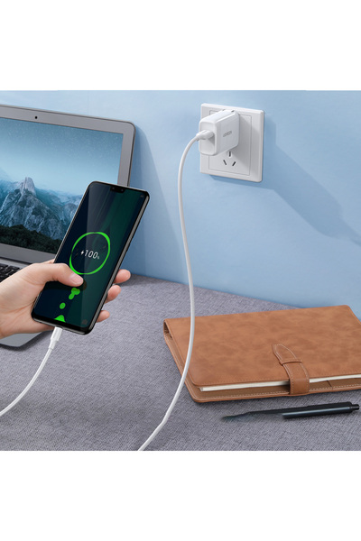 Ugreen Cablu PVC USB0-A - microUSB 480 Mb/s 1m alb