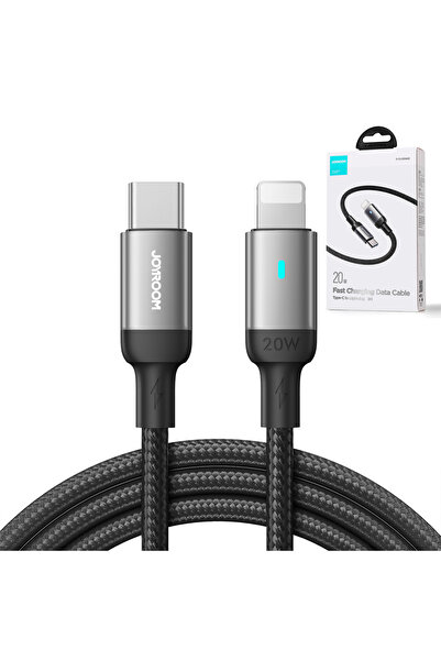 Joyroom Cablu iPhone USB-C - Lightning Seria A10 20W 1.2m negru