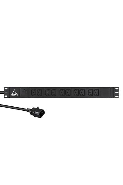 Inna marka Lanview 19'' listwa 10-gniazd C13, kabel 2m 3G1.5mm2 z wtykiem C14,