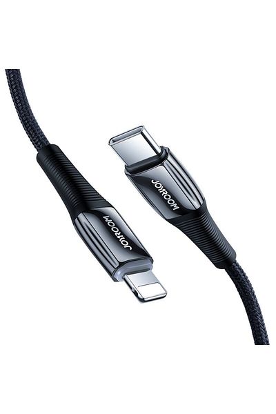 Joyroom Cablu pentru iPhone USB-C - Lightning Power Delivery 20W 2.4A 1.2m roșu