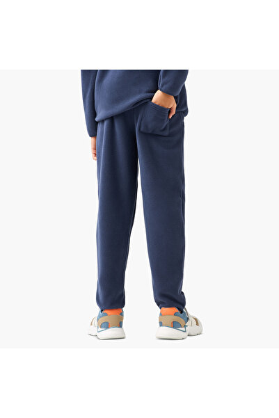 Juniors Applique Detail Hooded Sweatshirt with Half Zip and Long Sleeves