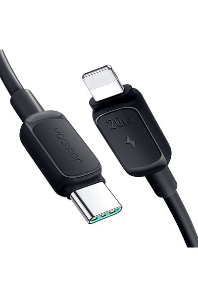 Joyroom Cablu USB-C pentru iPhone Lightning 20W, seria multicoloră A14, 1,2 m - Negru
