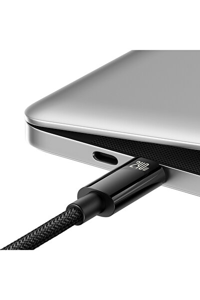 Baseus Kabel przewód Tungsten Gold USB-C 480Mb/s 240W 2m czarny