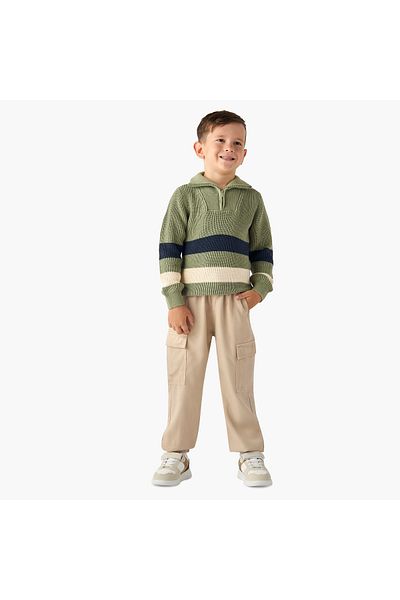 Juniors Solid Pants with Drawstring Closure and Pockets