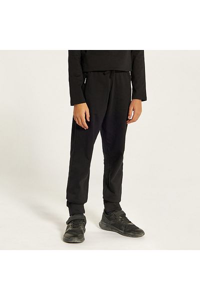 Juniors Solid Joggers with Drawstring Closure and Pockets
