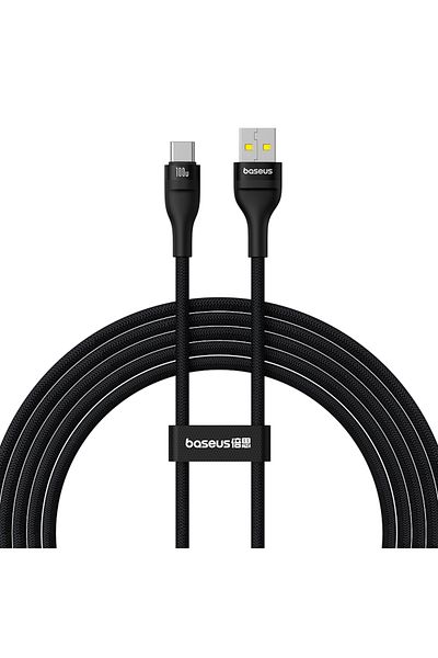 Baseus Kabel przewód Flash 2 USB-A - USB-C 100W 2m - czarny