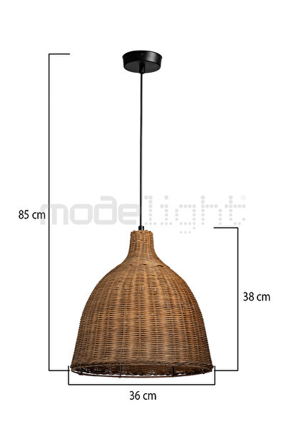 Modelight Mango Bambu Sarkıt 35'lik Kahve