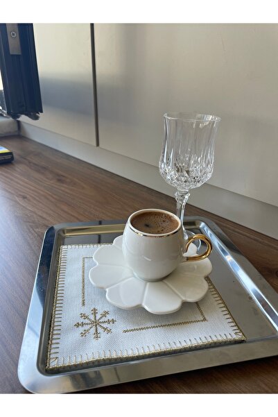 ETAMIN İŞLEMELİ KOKTEYL PEÇETESİ