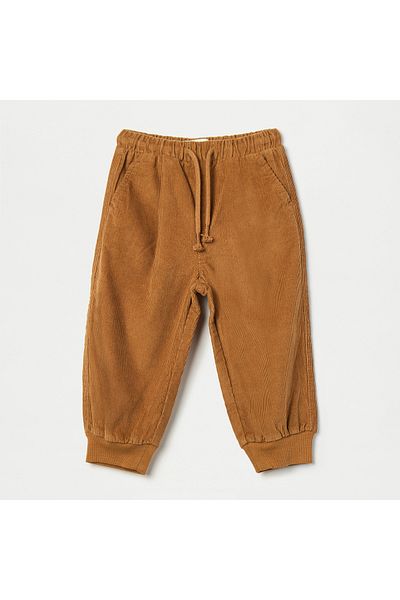 Juniors Ribbed Joggers with Pockets and Drawstring Closure