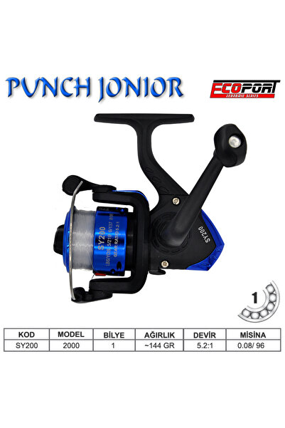 ECOPORT Punch Junior Model Balıkçı Ekonomik 2000 Olta Makinesi