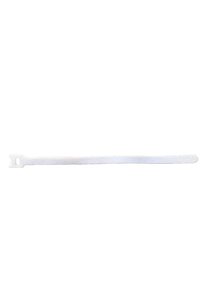 Inna marka Cleme de cablu Lanview cu velcro 15cm x 12mm albe, 50 buc, LVT-HL01512-50W
