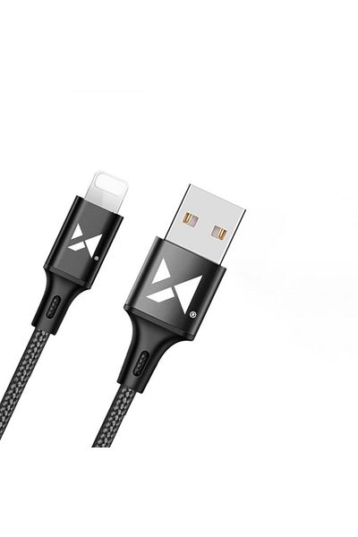 WOZINSKY Kabel przewód USB Iphone Lightning 2.4A 1m czarny