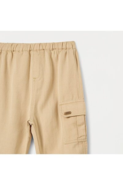 giggles Solid Pull-On Pants with Pockets and Elasticated Waistband