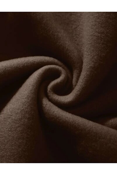 herkesemoda Φούτερ K με κουκούλα με στάμπα στο στήθος και λεπτομέρεια εκτύπωσης, εσωτερικά με φλις