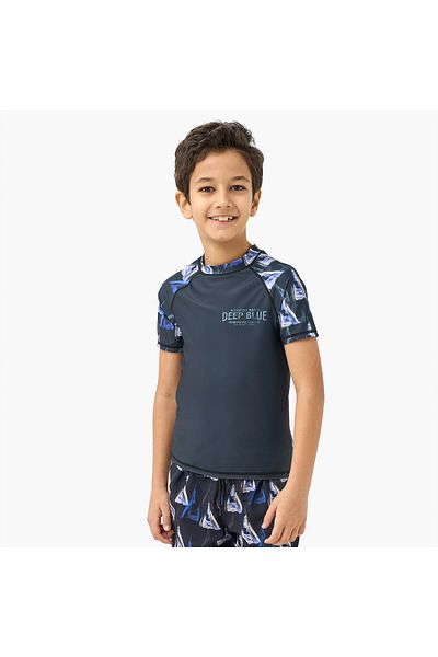 Juniors طقم ملابس سباحة وشورت سباحة مطبوع