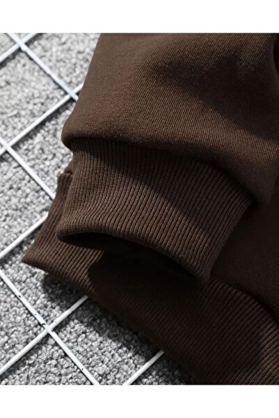 herkesemoda You Are Lost Писане Подробно Суитшърт с качулка