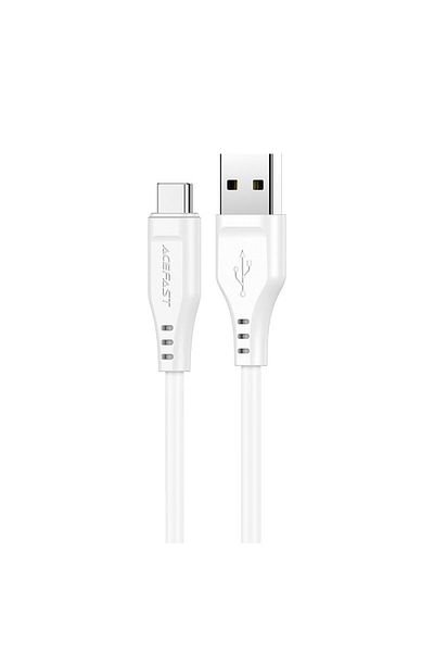 Acefast Kabel przewód do telefonu USB - USB-C 3A 1.2m biały