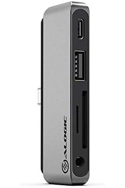 Alogic قارئ بطاقات USB-C Dock Anchor Hub