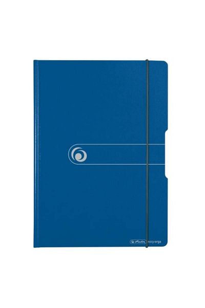 Herlitz Double Clipboard, Format A4, Material PP, Color Blue/Grey