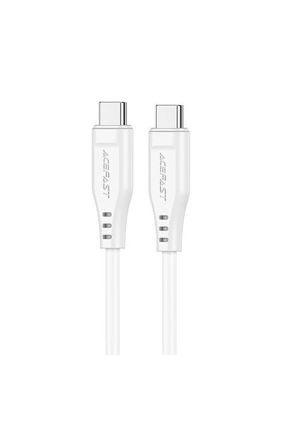 Acefast Cablu telefon USB-C 60W 20V 3A 1.2m alb