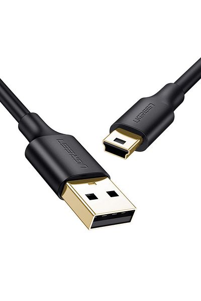 Ugreen Kabel przewód USB - mini USB 480 Mbps 1.5m czarny