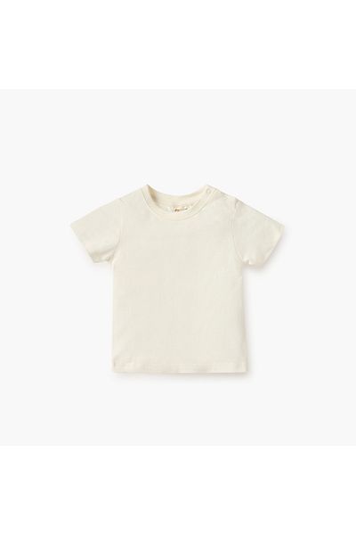 Juniors Solid T-shirt and Applique Detail Dungaree Set