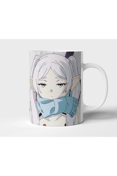 aknhediyelik Frieren Anime Tasarım Kupa - Hediyelik Kupa