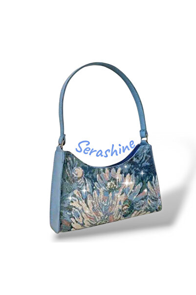 hbtasarim Tasarım vintage çiçekli çanta