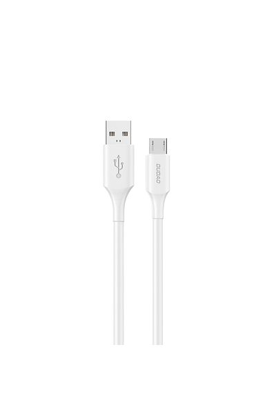 DUDAO Cablu L2SM USB-A - micro USB 6A 1,2 m - alb
