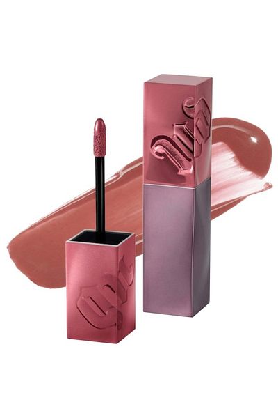 Urban Decay أحمر شفاه سائل لامع يدوم طويلًا من فايس ليب بوند تيكست إي إم، لون وردي باهت، 6 مل