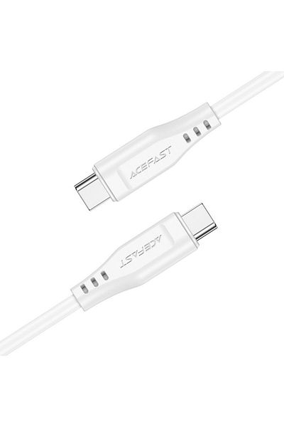 Acefast Cablu telefon USB-C 60W 20V 3A 1.2m alb