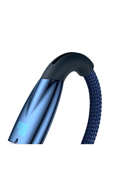 Baseus Kabel przewód do szybkiego ładowania Glimmer USB-A - USB-C 1m - niebieski