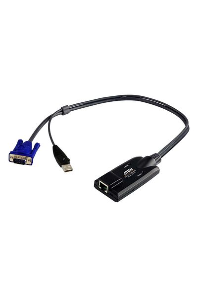 Inna marka Modul CPU USB Aten (50 metri) - Cablu adaptor USB-VGA la KVM Cat5e/6, RJ-45, Negru, Albastru