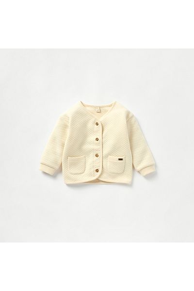 giggles Textured Long Sleeves Jacket and Elasticated Joggers Set