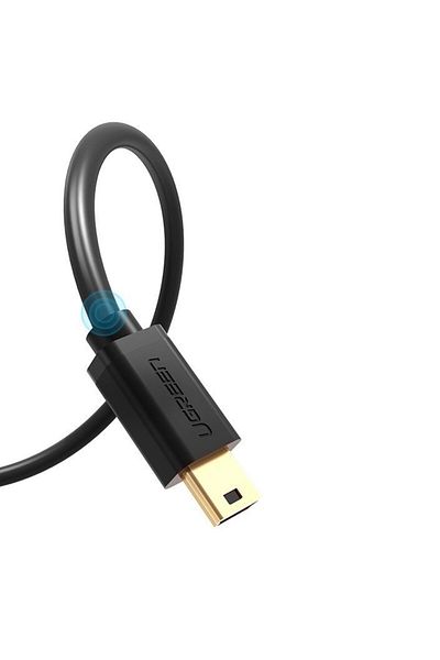 Ugreen Kabel przewód USB - mini USB 480 Mbps 1.5m czarny