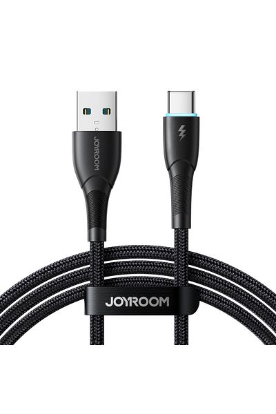 Joyroom Cablu USB-A - USB-C 3A seria Starry, 1 m, negru
