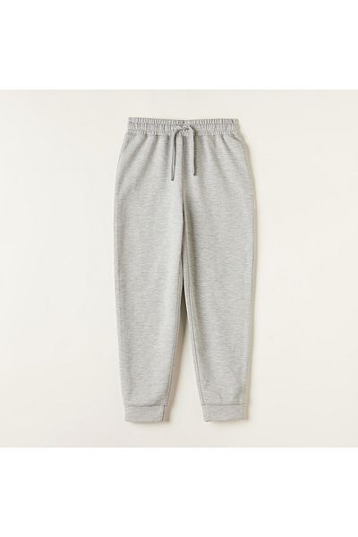 Juniors Solid Joggers with Drawstring Closure